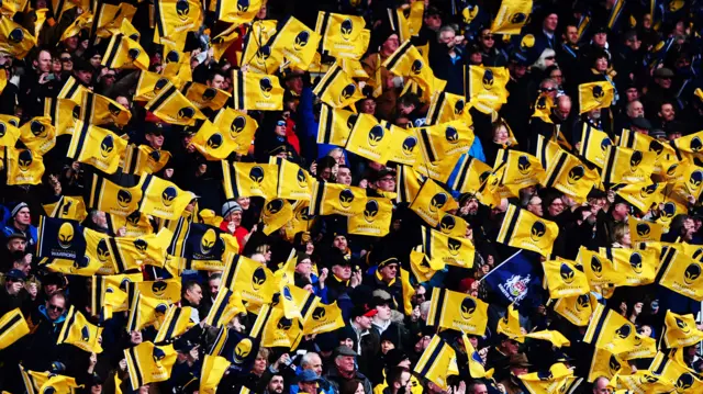 Worcester Warriors supporters