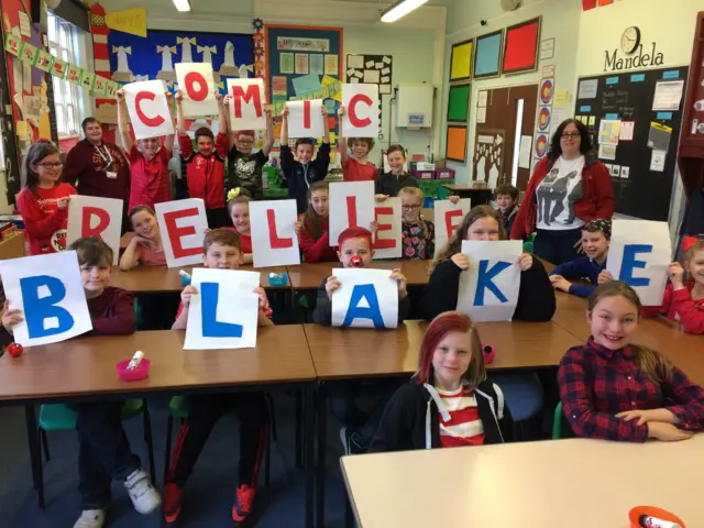 Children at Trimley St Martin primary school