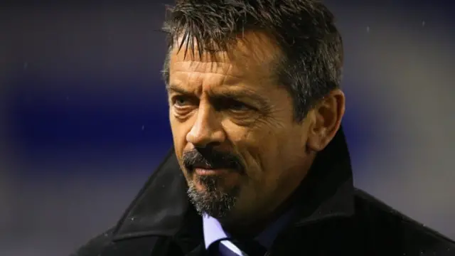 The Southend United manager Phil Brown