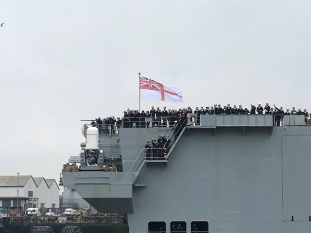 HMS Ocean returns