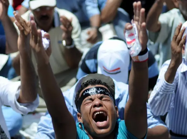 Activists in Tahrir Square