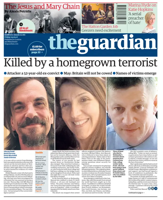 Guardian front - 24/03/17