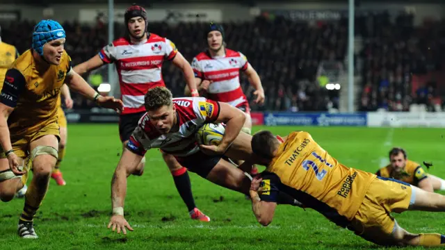 Henry Purdy try against Bristol