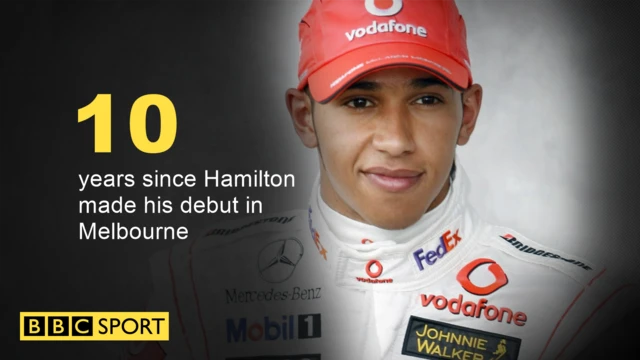 Lewis Hamilton debut