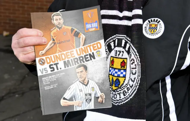 Irn Bru Cup final programme