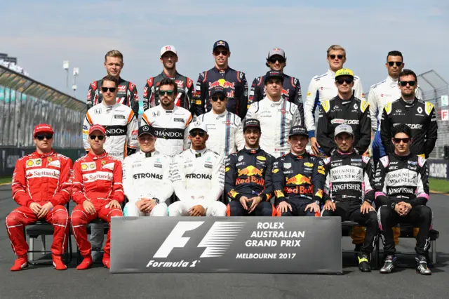 Drivers line-up