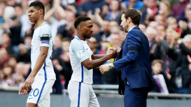 Jermain Defoe Gareth Southgate