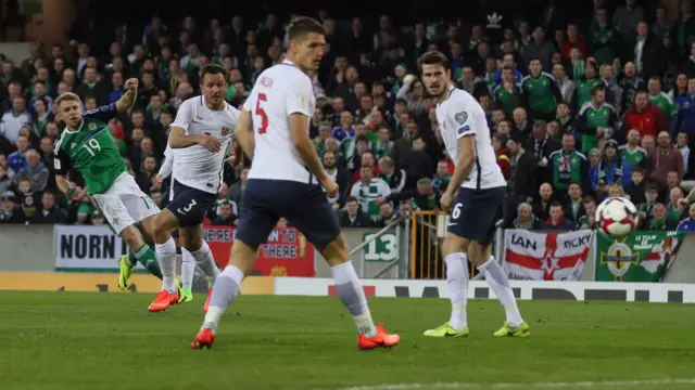 Jamie Ward opens the scoring