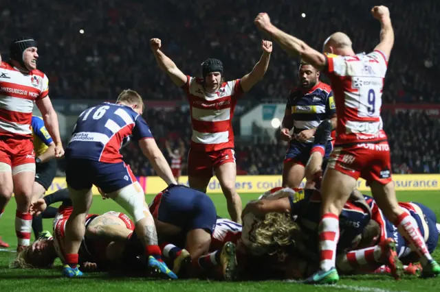 Gloucester celebrate