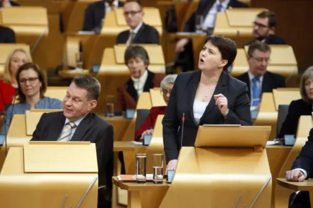 Scottish Conservative leader Ruth Davidson