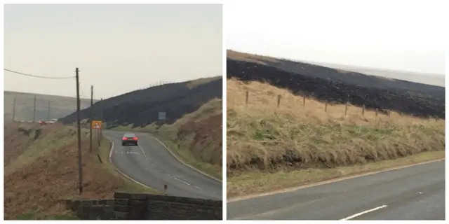 Rishworth Moor fire