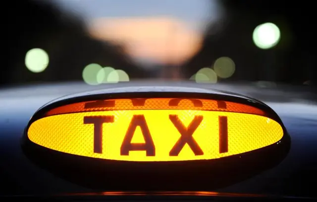 Taxi sign