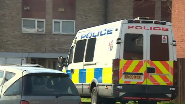 Police in Bredon Croft, Hockley