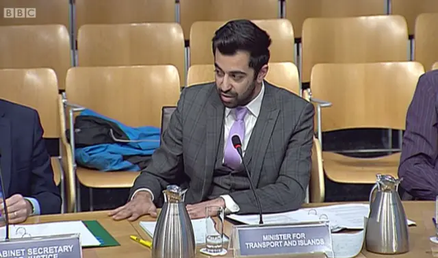 Transport Secretary Humza Yousaf