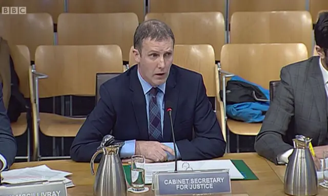 Justice Secretary Michael Matheson