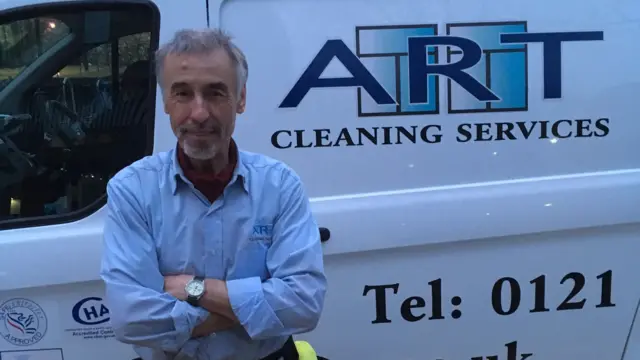 Window cleaner Robert Baker