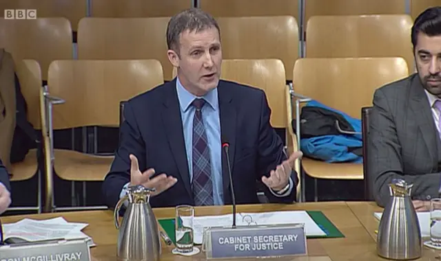 Justice Secretary Michael Matheson