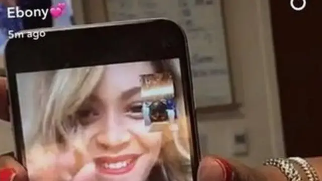 Beyonce on FaceTime