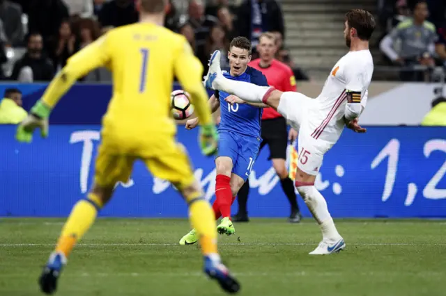 Kevin Gameiro and Sergio Ramos