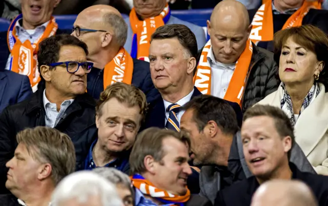 Louis van Gaal and Fabio Capello