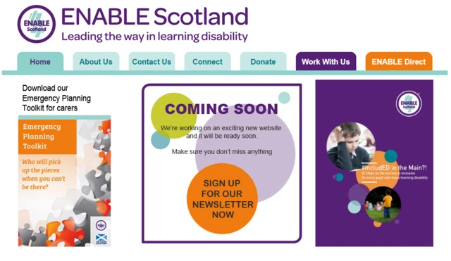 Enable Scotland website