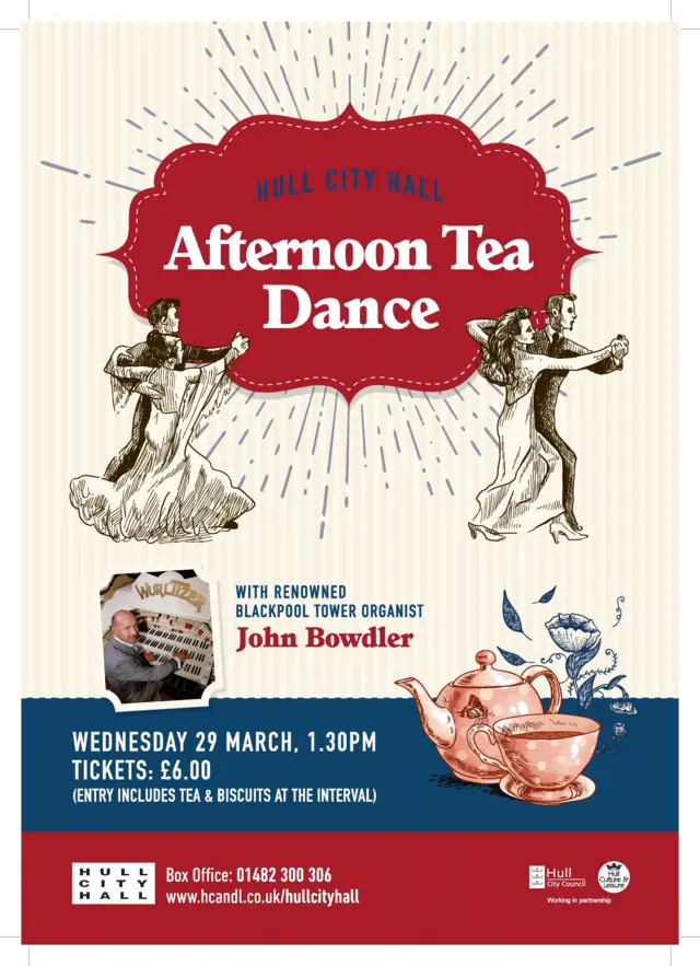 Afternoon Tea Dance poster