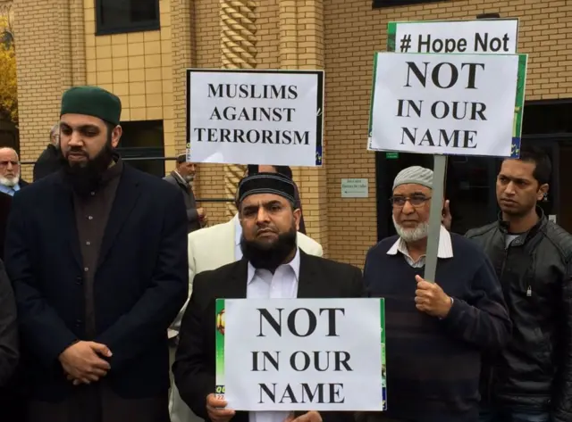 Medina Mosque in Sheffield remembering last week's attacks