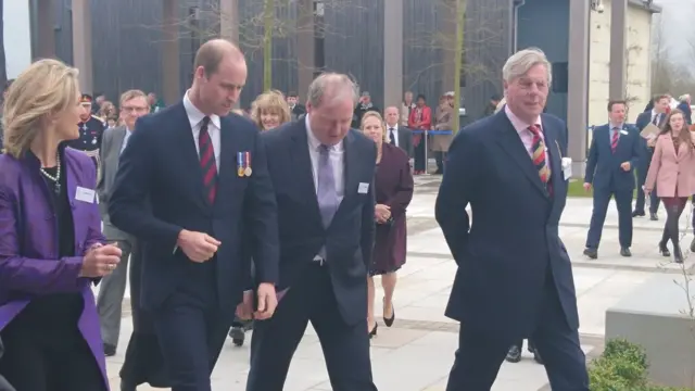 Prince William at National Memorial Arboretum