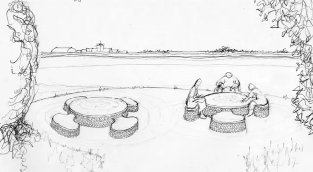 Artist's impression of Shoreham memorial