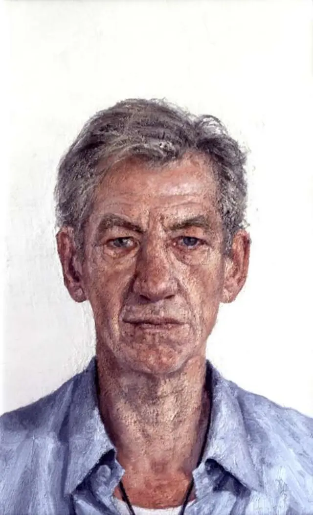 Portrait of Ian McKellen by Clive Smith, 2001-2002