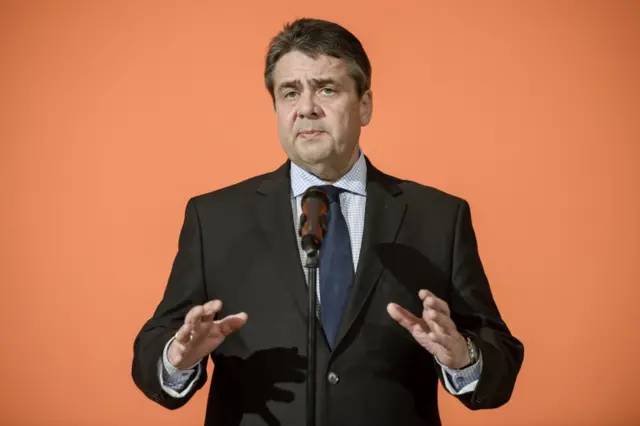 German foreign minister Sigmar Gabriel