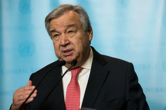 Antonio Guterres, UN Secretary General