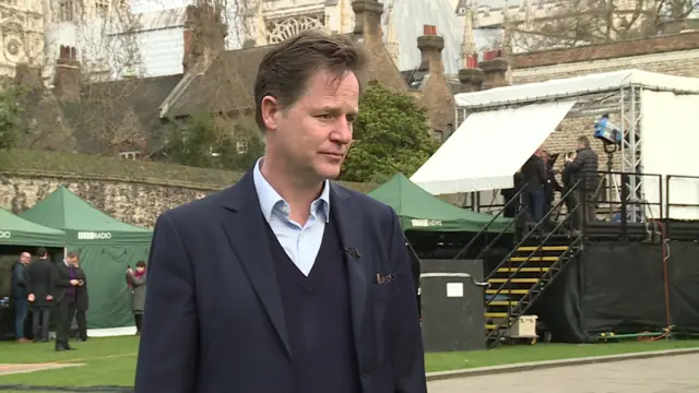 Former Lib Dem leader Nick Clegg