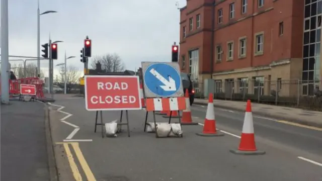 Glebe Street bridge, in Stoke