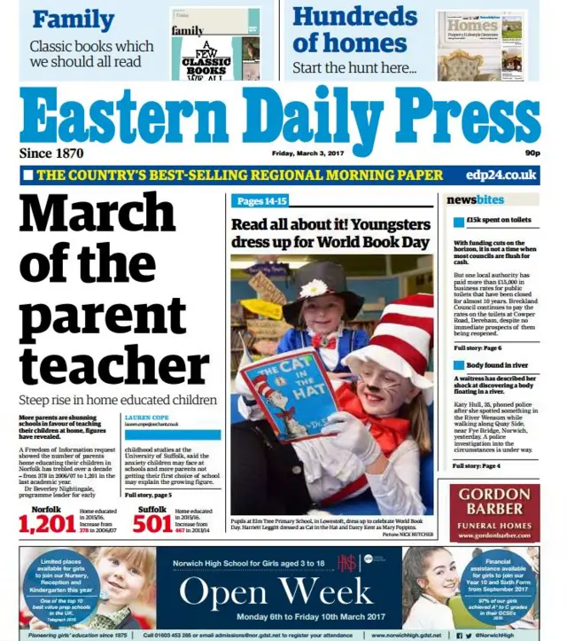 Front page of EDP