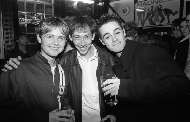 Steve Lamacq with Ant and Dec