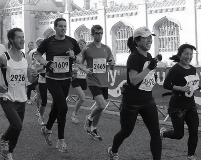 Runners in Cambridge