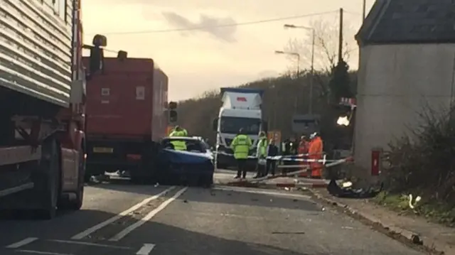 Langworth level crossing crash