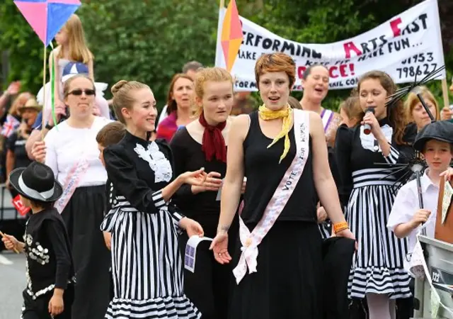 A Carnival Queen particpant
