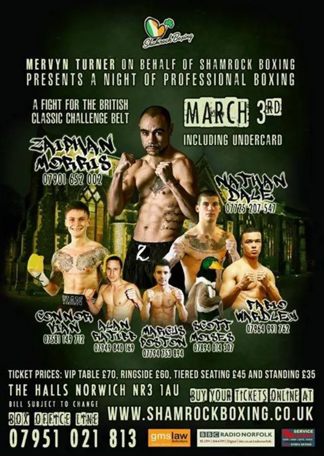 Boxing poster
