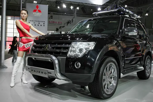 Mitsubishi Pajero at auto show