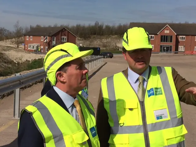 The international trade secretary visits Camgrain