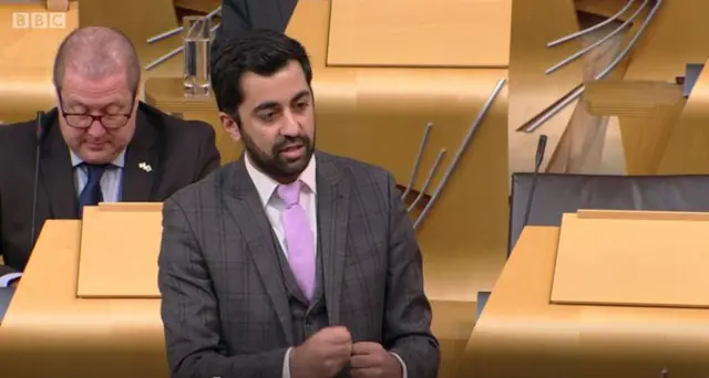 Transport Minister Humza Yousaf