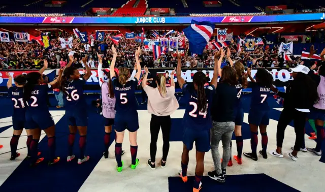 PSG celebrate