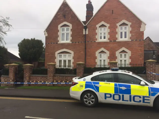 House where a woman and son were stabbed