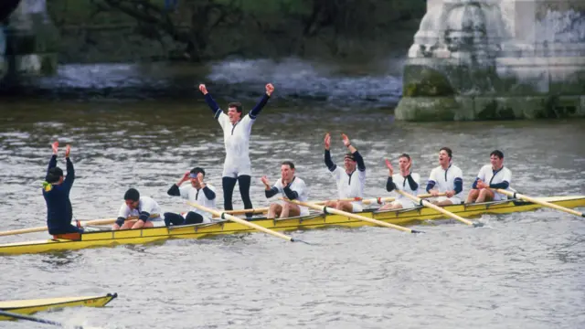 Oxford celebrate boat race win