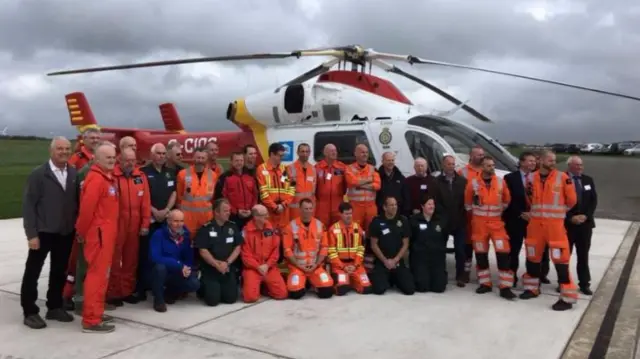 Cornwall Air Ambulance birthday gathering