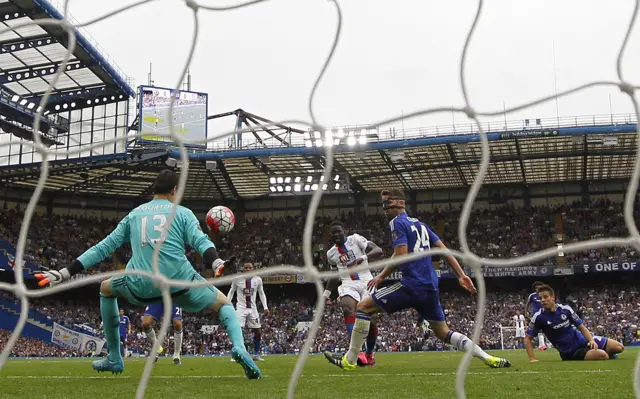 Crystal Palace win at Chelsea in 2015