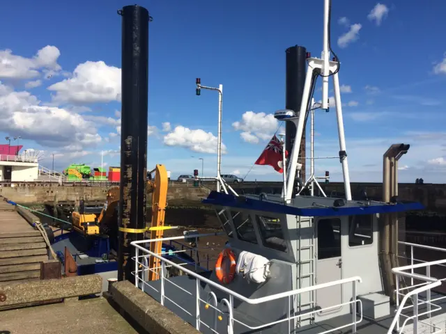 Bridlington's new dredger