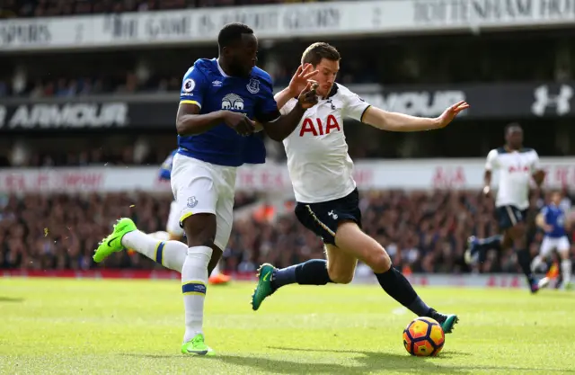 Jan Vertonghen and Romelu Lukaku